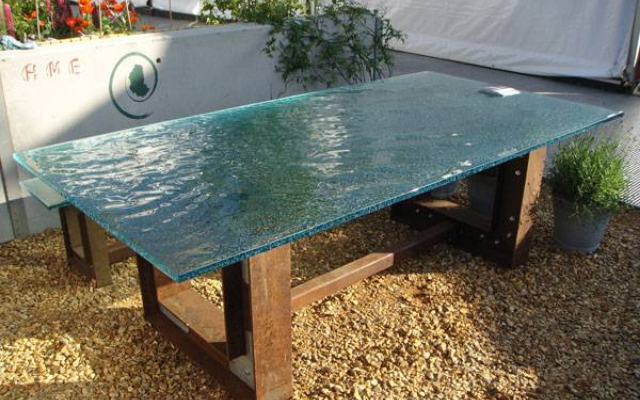 Wholesale texture glass coffee table top