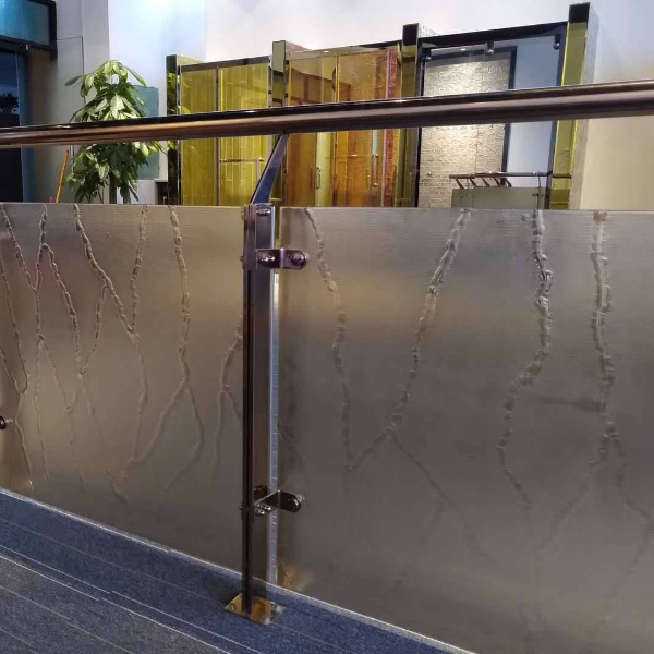 Wholesale Golden color Balustrade glass partition