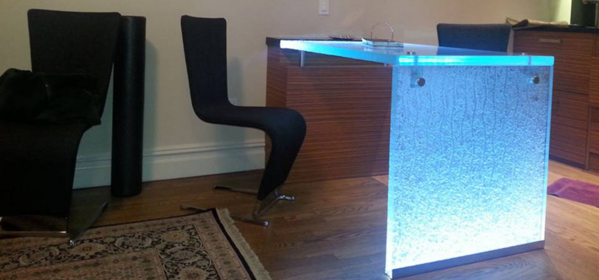 LED Lighting Wholesale Glass Desk