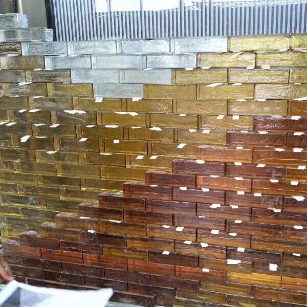 Color Solid Glass Blocks For wall