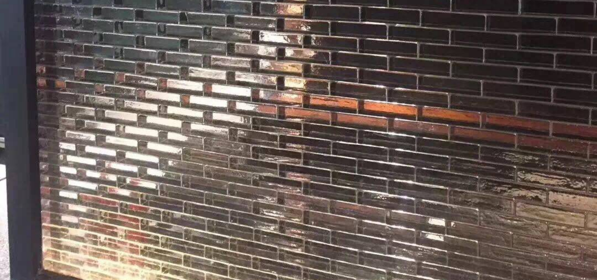 Inddor solid glass bricks for partition