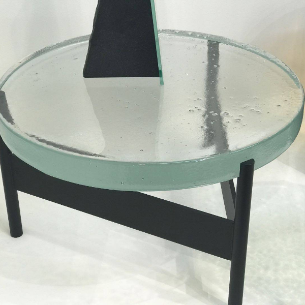 crystal glass small table