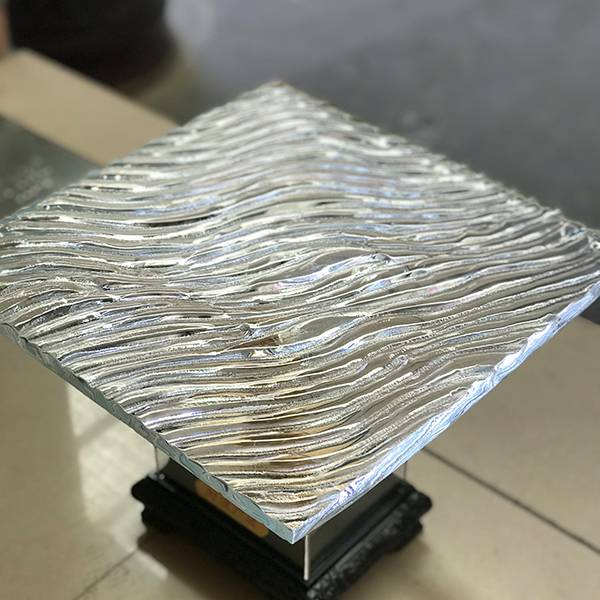 Wave shape closer glass sample