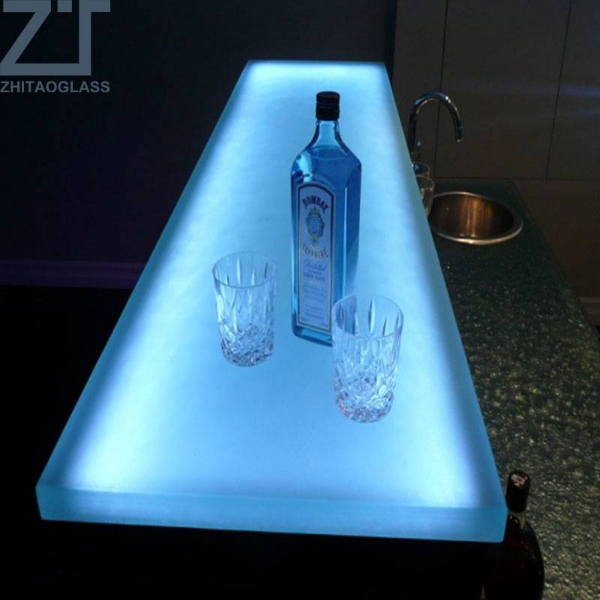 LED BAR GLASS COUNTERTOPS